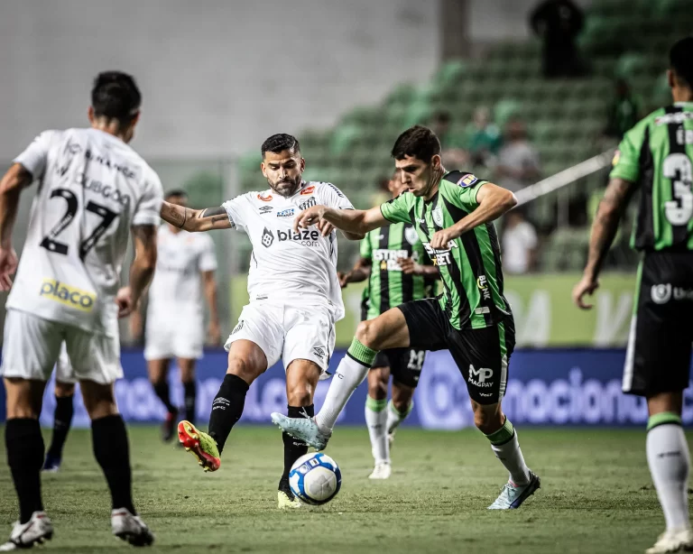 América-MG x Santos, Série B 2024. Foto: Raul Baretta/ Santos FC.