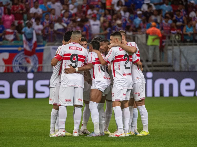 Bahia 0 x 0 CRB, semifinal da Copa do Nordeste 2024. Time do CRB. Foto: Reprodução/CRB