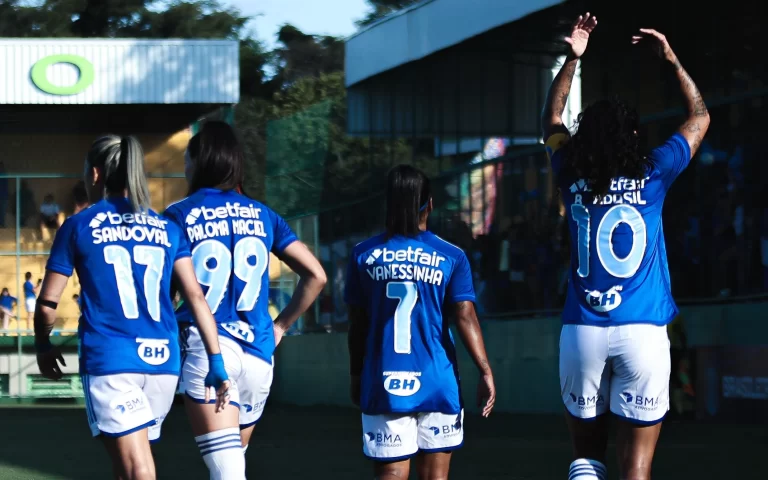 Cruzeiro feminino. Foto: Gustavo Martins/Cruzeiro