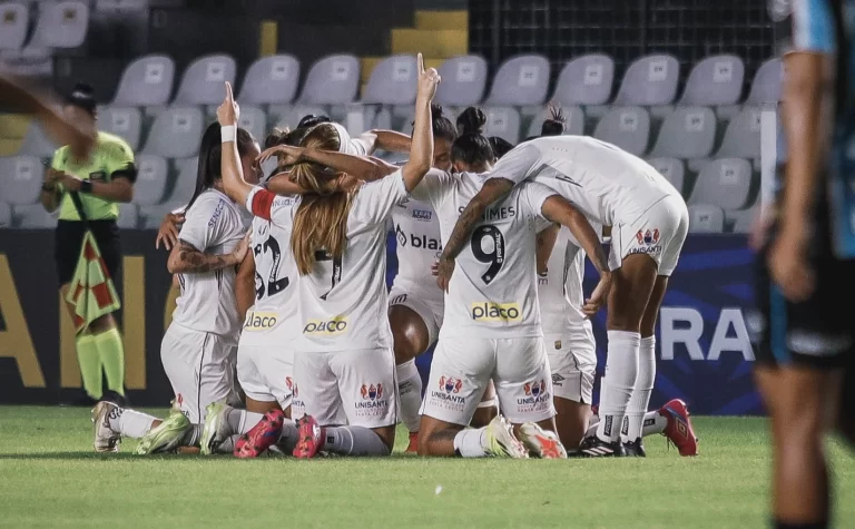 Santos feminino. Foto: Reprodução/Santos FC