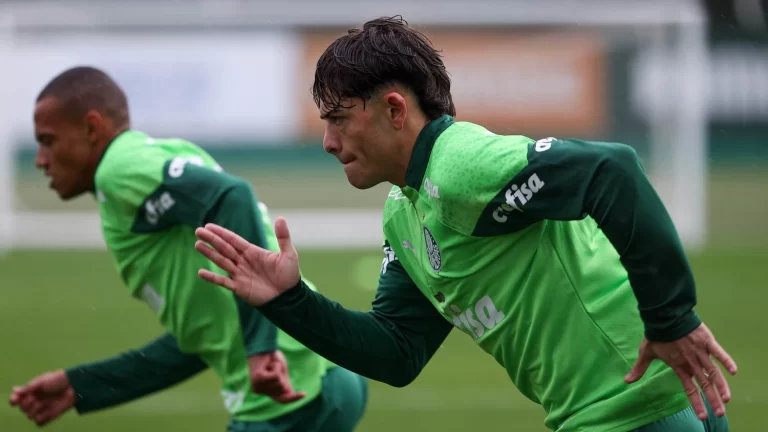 Agustín Giay, do Palmeiras. Foto: Cesar Greco/Palmeiras