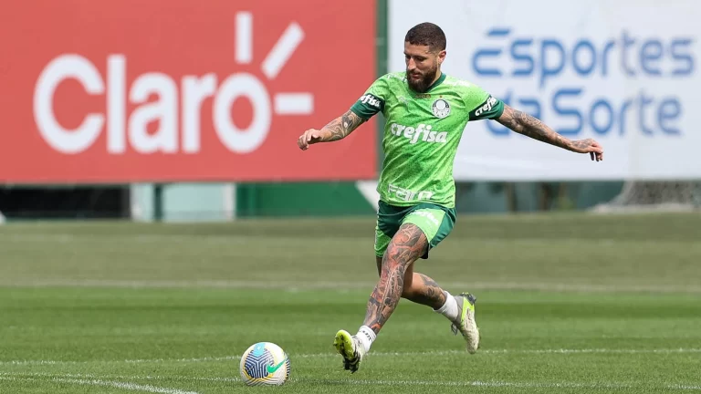 Zé Rafael, meio-campista do Palmeiras. Foto: Cesar Greco/Palmeiras