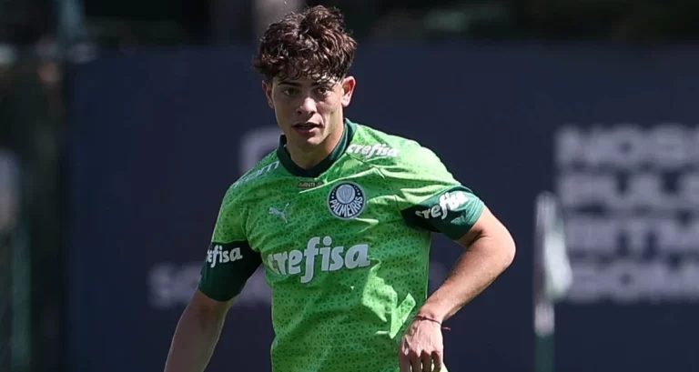 Agustín Giay, do Palmeiras. Foto: Cesar Greco/Palmeiras