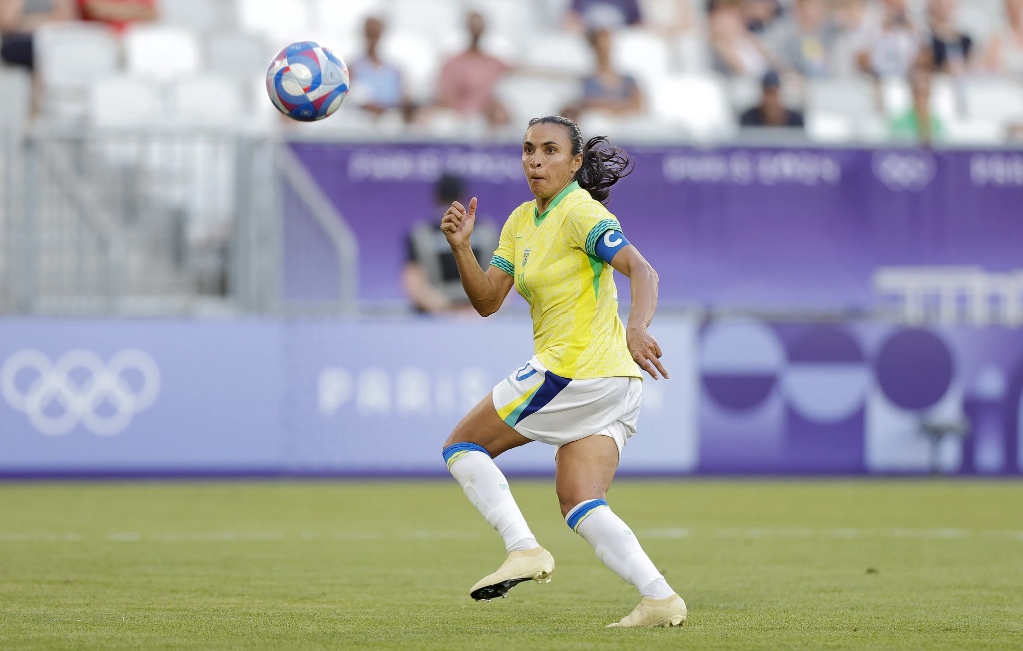 Marta, jogadora do Orlando Pride e seleção brasileira feminina. Foto: Rafael Ribeiro/CBF