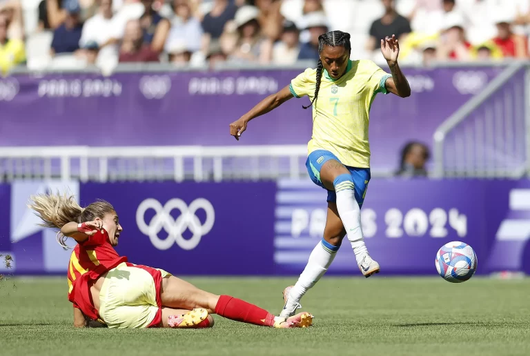 Brasil 0 x 2 Espanha, 3ª rodada do Grupo C do futebol feminino dos Jogos Olímpicos de Paris 2024. Foto: Rafael Ribeiro/CBF