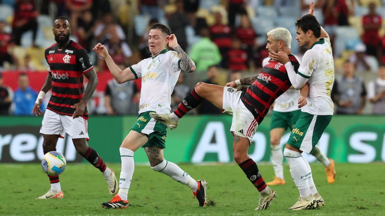 Flamengo x Palmeiras pela Copa do Brasil 2024. Foto: Cesar Greco / Palmeiras