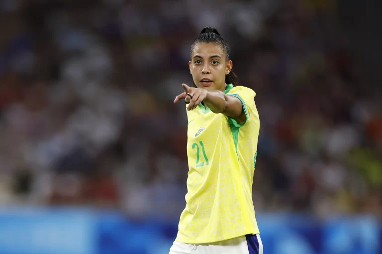 Lauren, do Atlético de Madrid e seleção brasileira feminina. Foto: Rafael Ribeiro/CBF