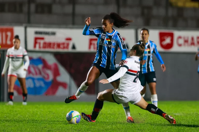 Grêmio 1 x 2 São Paulo, quartas (ida) do Brasileirão Feminino 2024. Foto: Luiz Erbes/Grêmio FBPA