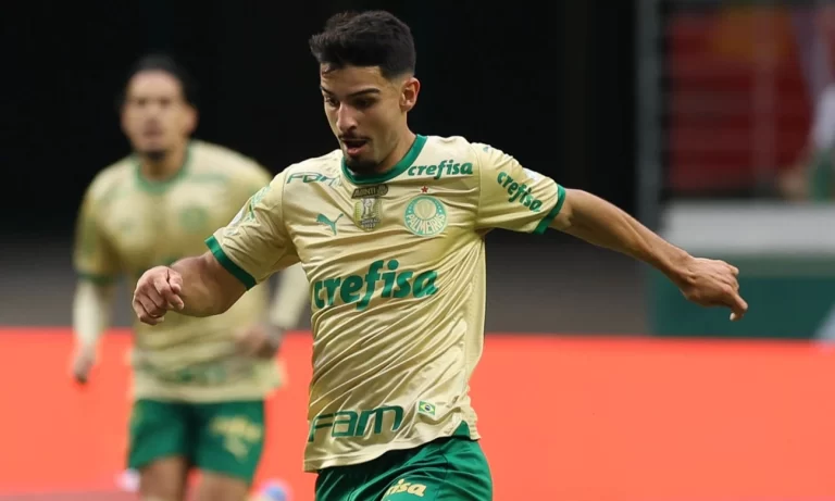 Flaco López, atacante do Palmeiras. Foto: Cesar Greco/Palmeiras