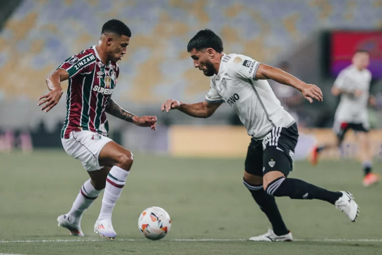 Fluminense 1 x 0 Atlético-MG, quartas de final (ida) da Libertadores 2024. Foto: LUCAS MERÇON/FLUMINENSE F.C.