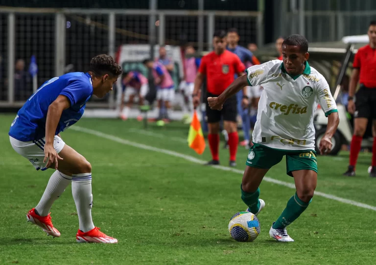 Cruzeiro 2 x 2 Palmeiras, final (ida) do Brasileirão Sub-20 2024. Foto: Fabio Menotti/Palmeiras