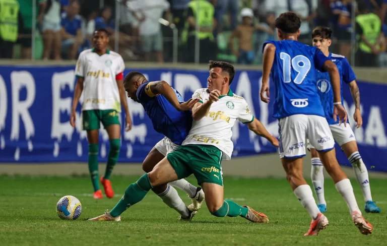 Cruzeiro 2 x 2 Palmeiras, final (ida) do Brasileirão Sub-20. Foto: Fabio Menotti/Palmeiras