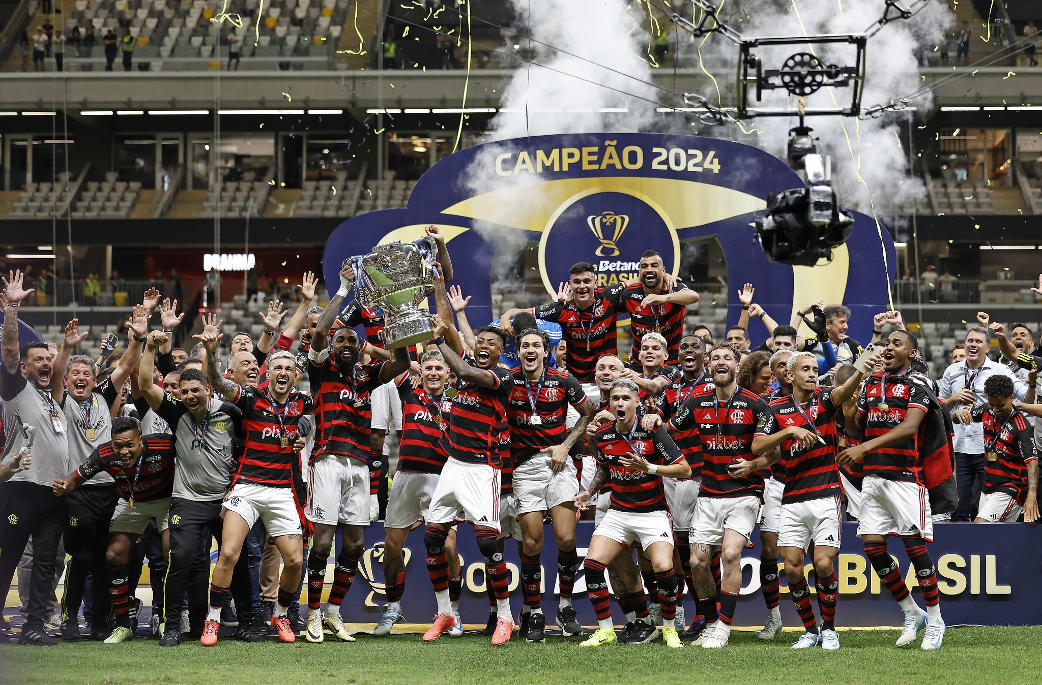 Flamengo campeão da Copa do Brasil 2024. Foto: Rafael Ribeiro/CBF