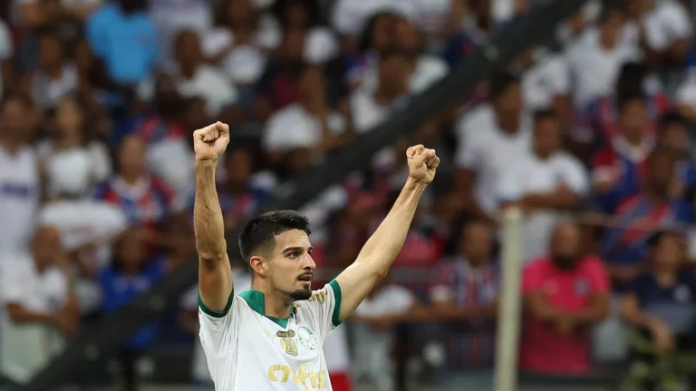 Flaco López, artilheiro do Palmeiras. Foto: Cesar Greco/Palmeiras