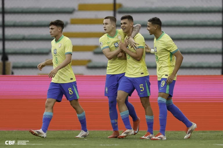 Seleção brasileira sub-20. Foto: RAFAEL RIBEIRO/CBF