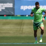 Paulinho, jogador do Palmeiras. Foto: Cesar Greco/Palmeiras