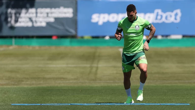 Paulinho, jogador do Palmeiras. Foto: Cesar Greco/Palmeiras