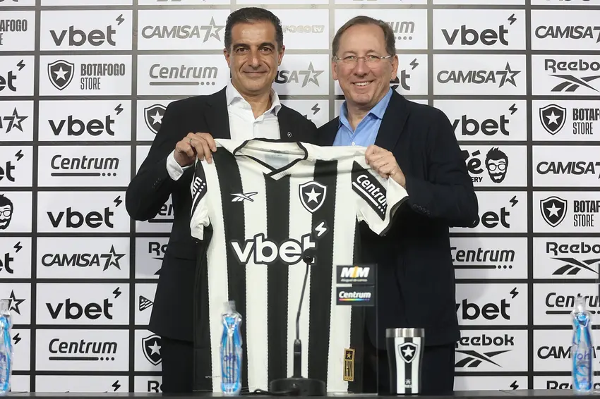Renato Paiva e John Textor no Botafogo