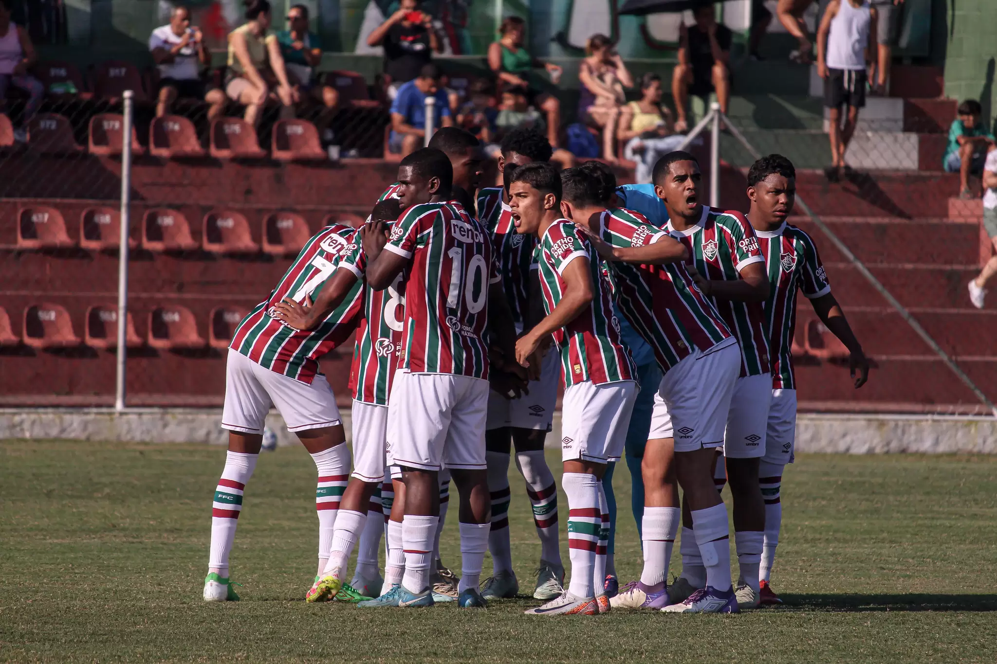 Time Sub-20 do Fluminense no Brasileirão da categoria, edição de 2025. Foto: LEONARDO BRASIL/FLUMINENSE F.C.