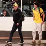 Carlo Ancelotti ao lado de Diego Fernandes