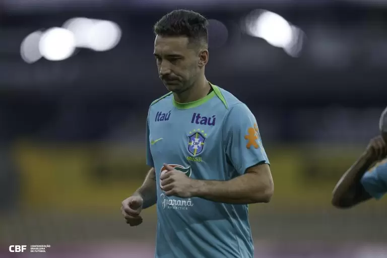 Léo Ortiz, do Flamengo, treina pela Seleção Brasileira, na Data Fifa de junho de 2025. Foto: Rafael Ribeiro/CBF