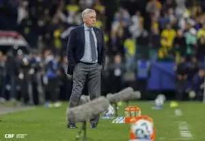 Carlo Ancelotti comandou sua primeira vitória pela Seleção no dia de seu aniversário: 1 a 0 sobre o Paraguai