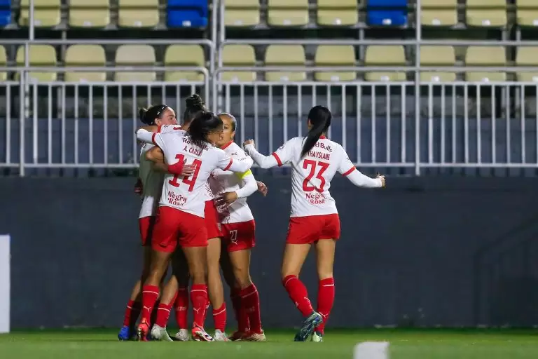 Jogadoras do Red Bull Bragantino feminino. Foto: Fernando Roberto/Red Bull Bragantino