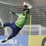 Hugo Souza, goleiro do Corinthians, pela Seleção Brasileira. Foto: @rafaelribeirorio/CBF