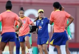 Camilla Orlando com a Seleção Brasileira Feminina Sub-20