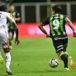 América-MG x Novorizontino jogando na 35ª rodada do Brasileirão Série B