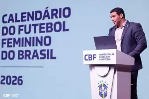 Presidente Samir Xaud fala sobre mudanças no futebol feminino em 2026
