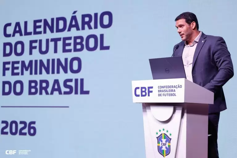 Presidente Samir Xaud fala sobre mudanças no futebol feminino em 2026