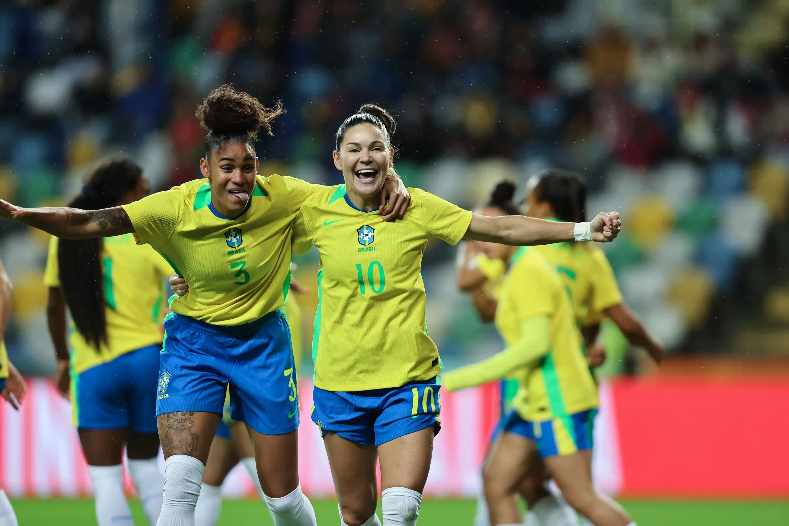 Seleção Brasileria Feminina vence Portugal em amistoso