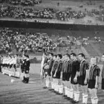 Inter de Milão x Fluminense em campo no ano de 1961