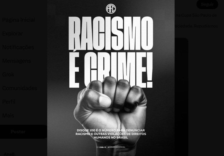 América-RJ denuncia racismo na Copinha