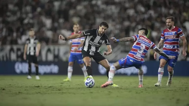 Clássico-Rei, entre Ceará e Fortaleza, na Série A 2025. Foto: Felipe Santos/Ceará SC