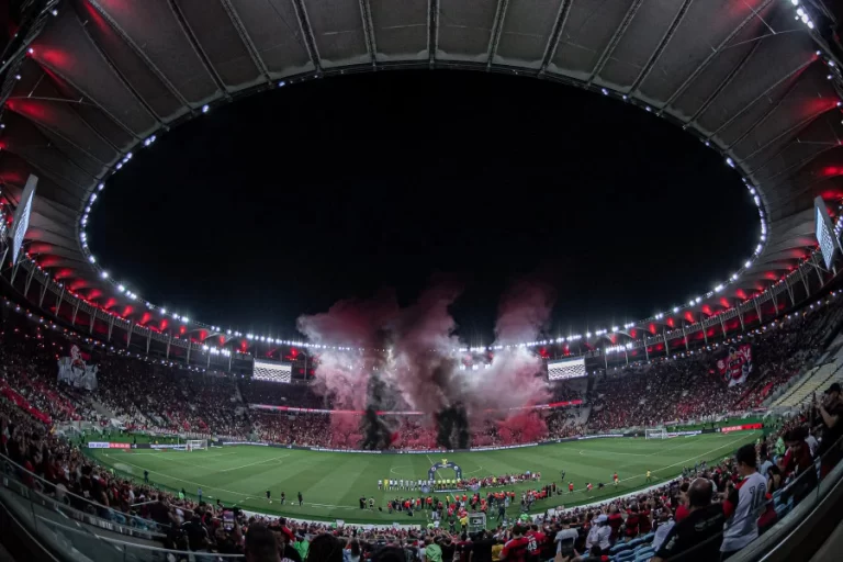 Flamengo no Maracanã. Foto: Paula Reis/Flamengo