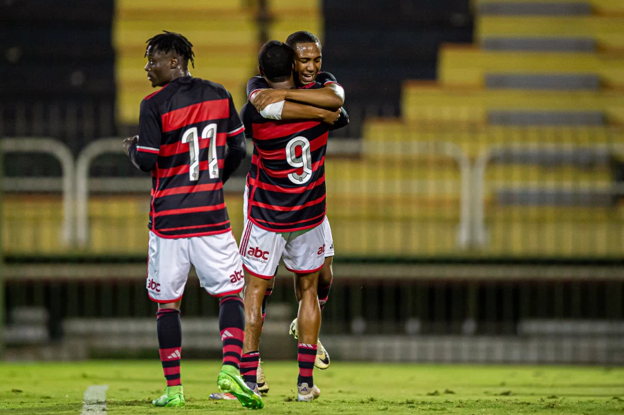 Flamengo sub-20. Foto: Paula Reis/Flamengo