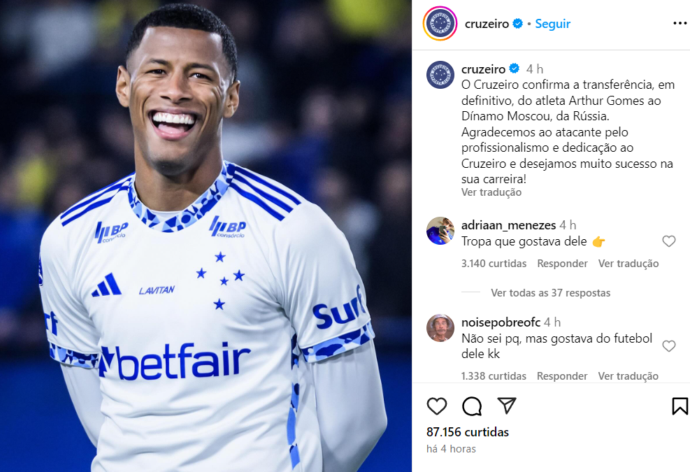 Arthur Gomes Cruzeiro