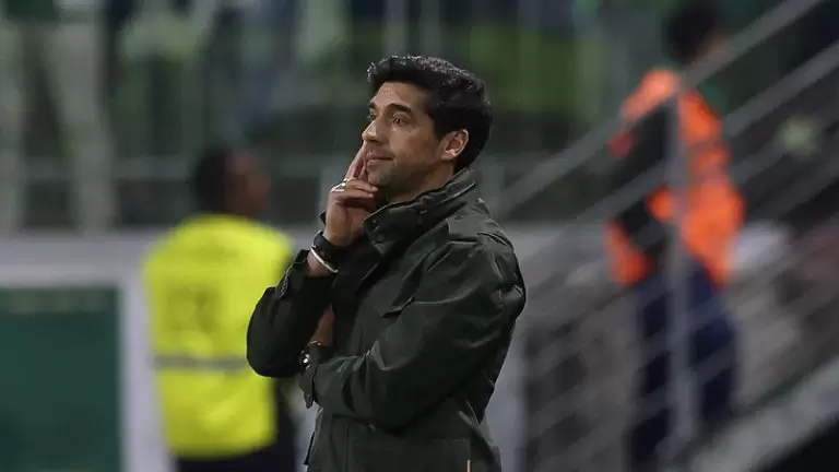 Abel Ferreira em Palmeiras x Grêmio pelo Brasileirão 2025