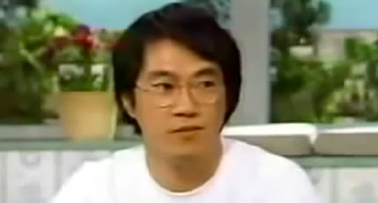 Akira Toriyama em entrevista nos anos 80