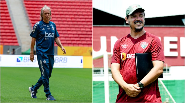 Jorge Jesus e Fernando Diniz