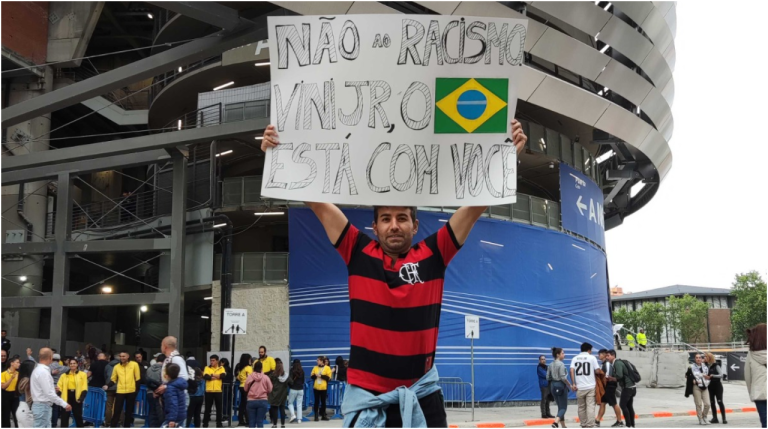 Leonardo torcedor Flamengo Vini Jr Real Madrid