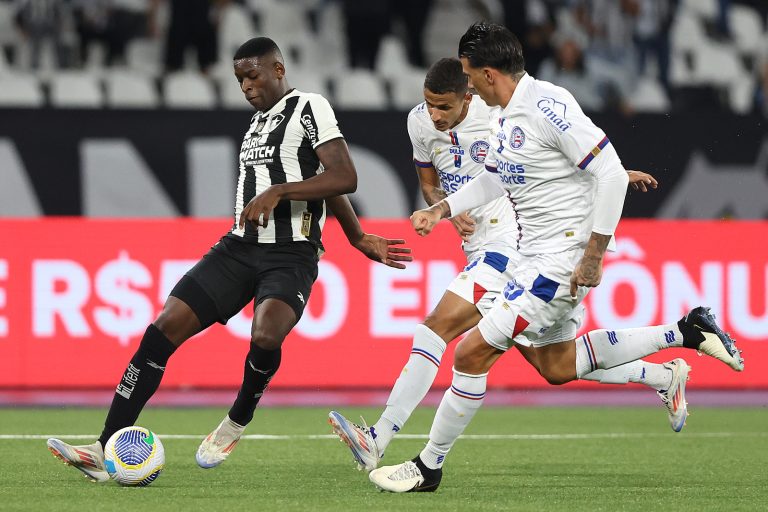 Botafogo 1 x 1 Bahia pelo jogo de ida das oitavas da Copa do Brasil 2024