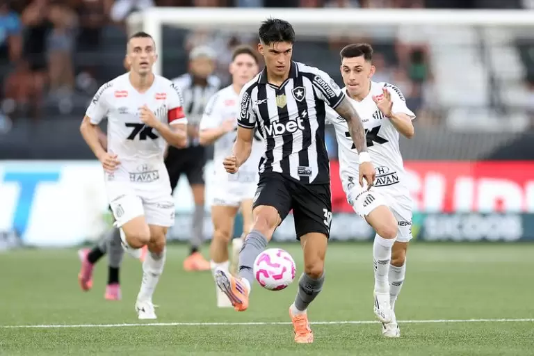 Botafogo x Santos pelo Campeonato Brasileiro