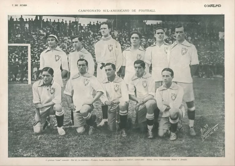 Time titular do Brasil na conquista da Copa América de 1919