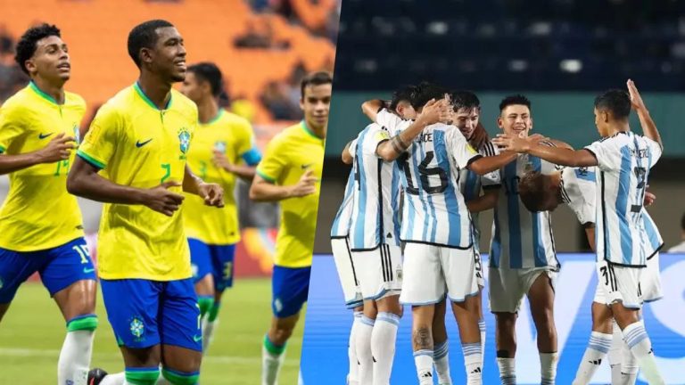 Brasil x Argentina no Mundial Sub-17 2023; veja números das campanhas