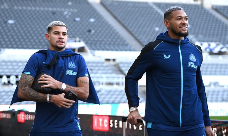 Bruno Guimarães e Joelinton