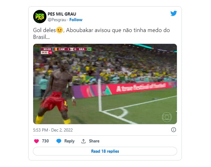 Derrota do Brasil para Camarões viraliza nas redes; veja memes