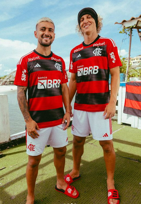 Camisa principal do Flamengo para 2023. Foto: Reprodução/Flamengo